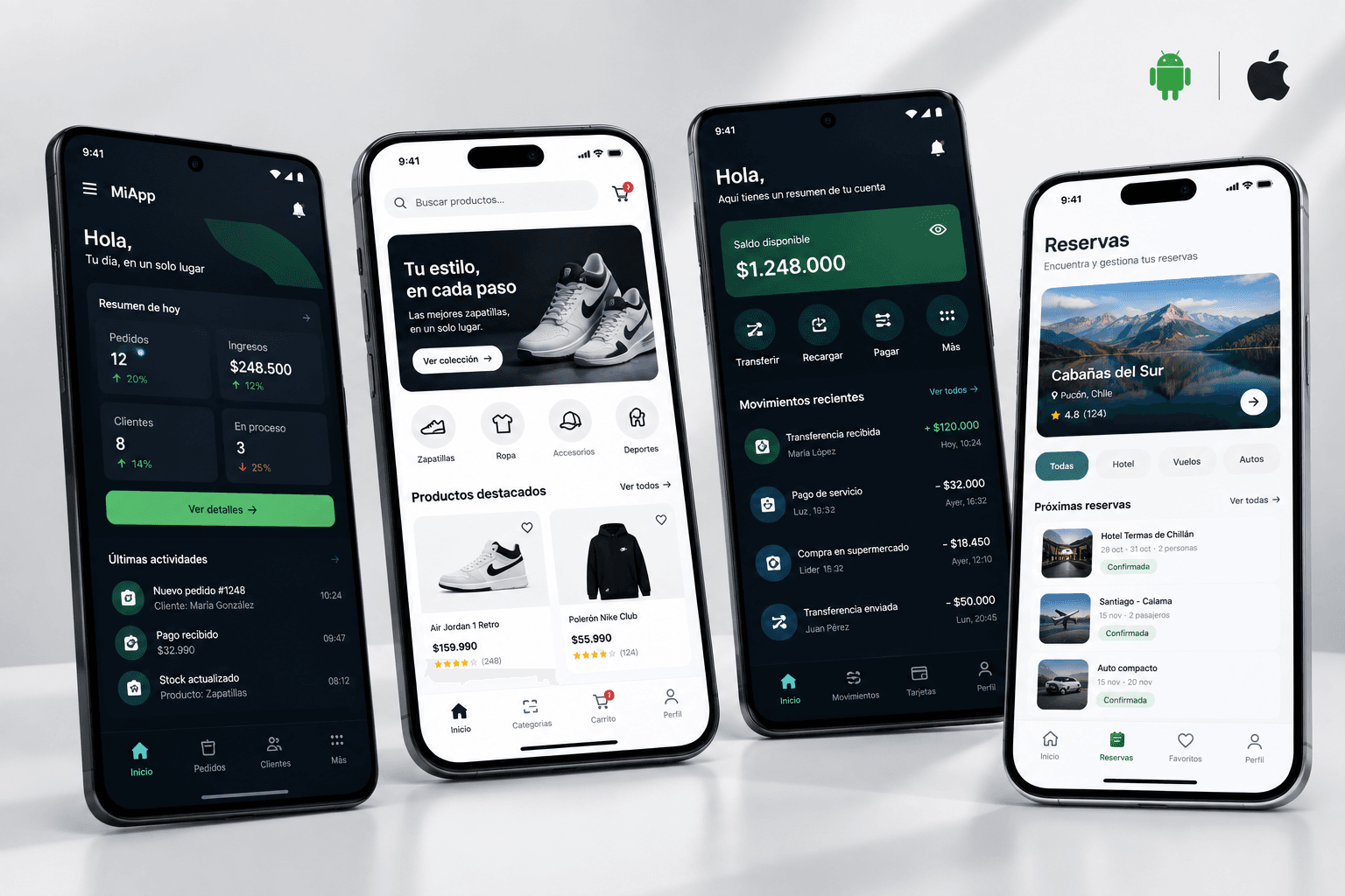 Apps Móviles & PWAs